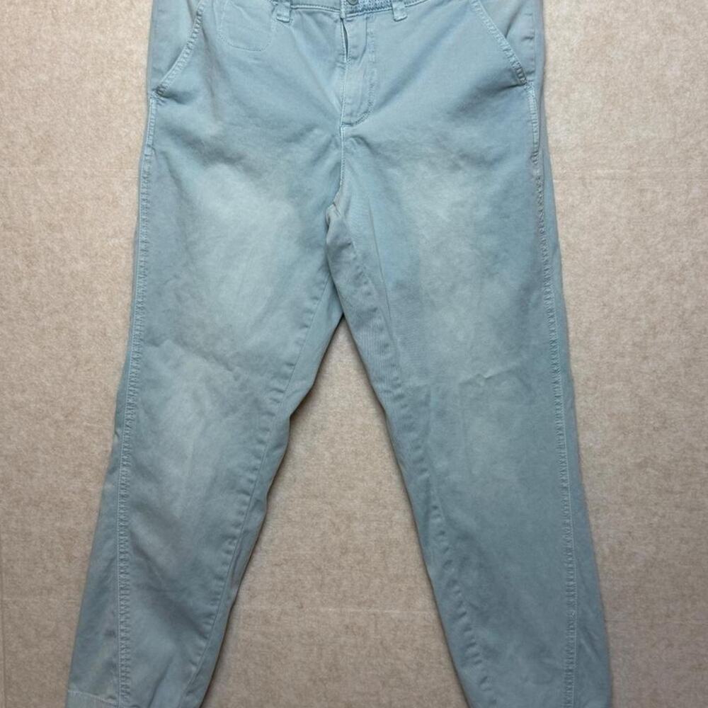 Chino by Anthropologie Womens 2 Light Blue Cotton Stretch Ankle Pants